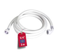 ELECTROHOGAR Tubo Carico Lavatrice e Lavastoviglie | Da 1,5M a 6M | Tubo Flessibile Universale per Ingresso Acqua | Filettatura Standard Compatibile con Tutte le Marche: Electrolux, Bosch, LG...(3M)