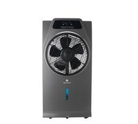 Electroline Ventilatore a piantana 5 pale 30cm ionizzatore nebulizzatore grigio-nero Electroline