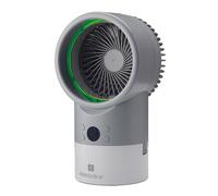 Electroline Ventilatore da tavolo 3 pale 9cm con illuminazione 7 colori grigio Electroline