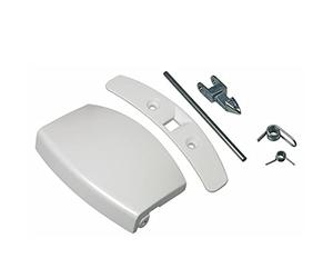 Electrolux AEG 405508700, maniglia per oblò con becco di chiusura, per lavatrice, bianco