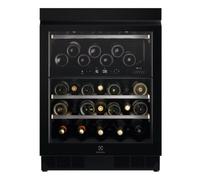 Electrolux Cantina vino da incasso EWUD140B8B finitura Intuit Matt nero opaco da 60 cm