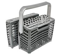 Electrolux Cestello Portaposate con 2 scomparti modulari, Manico salvaspazio, Compatibile con Lavastoviglie da 45cm/60cm, E4DHCB01