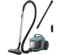 Electrolux Clean 300 Aspirapolvere a Traino Senza Sacco EL31C2OG, Tecnologia ciclonica potente, Filtro a 4 stadi, Spazzola multifunzione Combifloor, Capacitá 2L, Silenzioso 78 dB, Colore Verde Oliva