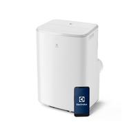Electrolux Comfort 600 AC BTU 9000, EXP26U339CW, Condizionatore Portatile 2,6 kW, Modalità Silenziosa, Funzione 3 in 1, WIFI, Display LED, Telecomando Intuitivo, Bianco