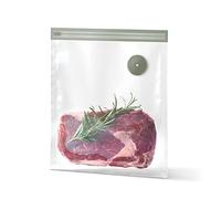 Electrolux Confezione da 20 sacchetti sottovuoto riutilizzabili per pompa sottovuoto, dimensioni 23 x 26 cm, modello EVRB1, plastica senza BPA, sicura per microfono, congelatore, frigorifero,