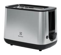 ELECTROLUX - Crea 3 Tostapane E3T1-3ST a 2 Fette Potenza 800 W Colore Acciaio Inossidabile / Nero