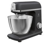 Electrolux Create 5 E5KM1-4BPT Impastatrice Planetaria 1200W in alluminio pressofuso, 6 velocità, ciotola capiente, design compatto, stabile e elegante, colore Black Pearl, dimensioni 330x245x380mm