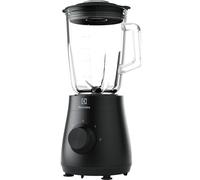 Electrolux E3TB1-4GG, Frullatore da Tavolo Create 3 con Lame TruFlow, Motore 500 W, Caraffa XL 1,5 L, 2 Velocità e Funzione Pulse, Lame in Acciaio Inox, Nero