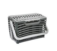 Electrolux Cestello Portaposate con 2 scomparti modulari, Manico salvaspazio, Compatibile con Lavastoviglie da 45cm/60cm, E4DHCB01
