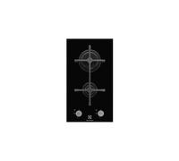 ELECTROLUX EGC3322NVK PIANO COTTURA 2 FUOCHI IN VETRO TEMPRATO NERO