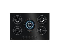 Electrolux Piano Cottura 5 Fuochi a Gas 75 cm Superficie in Vetro colore Nero - EGG75372K