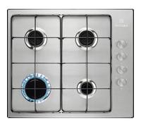 Electrolux EGS6404SX Acciaio inox Da incasso 60 cm Gas 4 Fornello(i)
