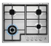 ELECTROLUX EGS64362X PIANO COTTURA 60CM 3F+1TC INOX GHISA FRONT