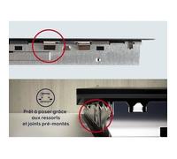 ELECTROLUX EIV654 FLEX - Piano cottura a induzione - 4 fuochi - 4 booster - 7350W - L60 x P52 x H44cm - Rivestimento in vetro - Nero