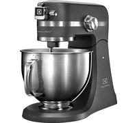 Electrolux EKM5540 Impastatrice Planetaria in Acciaio Inox, Motore 1200W e 10 Velocità, con Frusta e Coperchio, 360x370x210mm, Grigio