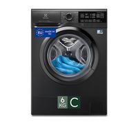 ELECTROLUX EW6SBLACK LAVATRICE SLIM, Caricamento frontale, 6 kg, 37,8 cm, Classe C