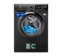 ELECTROLUX EW6SBLACK LAVATRICE SLIM, Caricamento frontale, 6 kg, 37,8 cm, Classe C