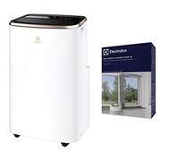 Electrolux EXP26U758CW ChillFlex Pro Gold Climatizzatore Portatile, 10K BTU, Classe A++, SuperSilent 41 db (A), Gas R290 + Window e Door EWS01 Kit per Sigillare Finestre e Porte