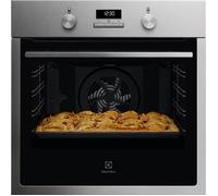 Electrolux Forno Elettrico da Incasso Ventilato Multifunzione con Grill e Funzione Pizza 72 Litri 60 cm Classe A+ colore Acciaio Inox - KOIGH04X Serie 300