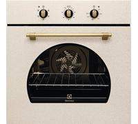 Electrolux Forno Multifunzione ROB2201AON, 68 Litri con Ventola XL, 5 Funzioni con pulizia Aqua Cleaning, Design CoolDoor, Estetica Rustica, colore Sabbia