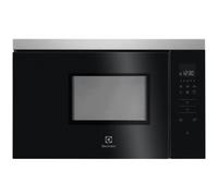 Electrolux Forno a Microonde da incasso Combinato con Grill Capacità 17 Litri Potenza 800 Watt Larghezza 60 cm colore Nero - MQ818GXE