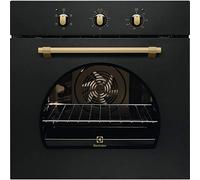 Electrolux - Forno multifunzione FR 53 G finitura nero ghisa con manopole finitura bronzo da 60 cm