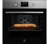 Electrolux Forno Elettrico da Incasso Ventilato Multifunzione con Grill Funzione Pizza 72 Litri 60 cm Classe A+ colore Acciaio Inox - LOF4P46TX SurroundCook 500