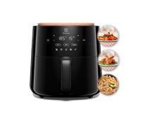 Electrolux Friggitrice Ad Aria EAF5B, 5L, Rivestimento Antiaderente, 1500W, 8 Programmi Preimpostati, Parti Lavabili in lavastoviglie, Timer 0-60min, 80-200°c