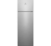 Electrolux LTB1AE28U0, Frigorifero Combinato a Libera Installazione, Serie 500 con Tecnologia ColdSense, Altezza 161 cm, Capacità Totale 244 L, Controllo Elettronico della Temperatura, 40 dB, Inox