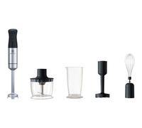Electrolux Frullatore a Immersione 1000 W E5HB2-8SS Inox | 1000 W, funzione Turbo, 2 velocità, frusta e mini-tritatutto inclusi, acciaio inox