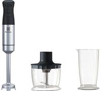 Electrolux Frullatore ad immersione Create 5 E5HB1-6SS, con frusta, tazza e mini tritatutto, velocità multiple, funzione turbo, impugnatura comoda, 800 W, acciaio inossidabile