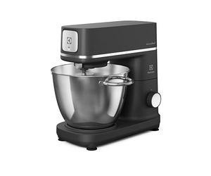 Electrolux, Impastatrice Planetaria E6KM1-4BPT, Robot da Cucina Multifunzione 1200 W, Ciotole da 6 e 4 L, LED Integrato, Coperchio PerfectRiseLid, Accessori Completi, Nero