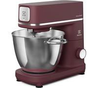 Electrolux, Impastatrice Planetaria, E6KM1-4DRT, Robot da Cucina Multifunzione 1200 W, Ciotole da 6 e 4 Litri in Acciaio Inox, Frusta, Gancio e Sbattitore, Kitchen Assistent Machine, Rosso