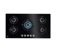 Electrolux KGG95372K Piastra a gas, 90 cm, 5 zone di cottura, 9 livelli di intensità, 3 SpeedBurner + 1 Wok, sistema di sicurezza, auto-accensione elettronica, 3900 W