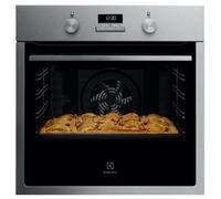 Electrolux Forno Elettrico da Incasso Ventilato Multifunzione con Grill e Funzione Pizza 72 Litri 60 cm Classe A+ colore Acciaio Inox - KOIGH04X Serie 300