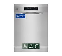 Electrolux Lavastoviglie SatelliteClean ESM48400SX, 60cm, 14 Coperti, Tecnologia AirDry 600 e Inverter, Vassoio Portaposate MaxiFlex, SoftSpike, Funzione ExtraHygiene, Lavaggio Rapido, dB44