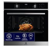 ELECTROLUX LOC5H40X2 FORNO DA INCASSO ELETTRICO VENTILATO 72LT CON VAPORE CLASSE A COLORE INOX