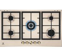 Electrolux PI Piano cottura a gas Slim Profile KGS9536RS finitura sabbia da 86 cm