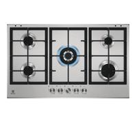 Electrolux PI Piano cottura a gas Slim Profile KGS9536SX finitura inox da 86 cm
