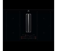 Electrolux Piano Cottura Induzione con Cappa Integrata Aspirante 4 Fuochi 83 cm Vetroceramica colore Nero - KCD84453CK