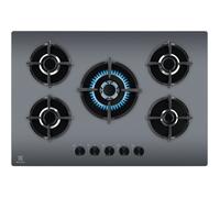 Electrolux Piano Cottura 5 Fuochi a Gas 74 cm in Vetro Specchio EGG75372