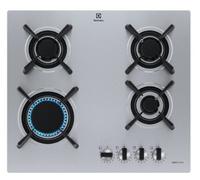 Electrolux Piano cottura a gas KGU643723Z finitura inox da 60 cm