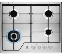 ELECTROLUX Piano Cottura a Gas, Serie 600, 60 cm, 4 Fuochi, Acciaio Inox - KGS6434SX