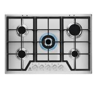 Electrolux KGS7536SX - Piano Cottura a Gas, Inox, 75 cm