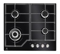 ELECTROLUX - Piano Cottura EGM 6343 YAK a Gas 4 Fuochi Gas Colore Nero