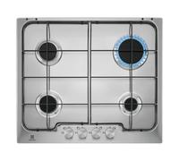 Electrolux Piano cottura gas 4 zone SERIE 300 Px640Xv Soft line Inox (60cm)