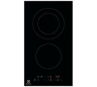 Electrolux Piano Cottura Elettrico 2 Fuochi Larghezza 29 cm in Vetroceramica colore Nero - LHR3233CK