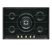 ELECTROLUX PN750RUV PIANO COTTURA 75 CM 5 FUOCHI NERO GHISA MANOPOLE BRONZO [EEK: E]