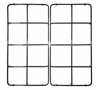 Electrolux Rex Aeg Zanussi - Kit 2 Griglie in ferro smaltato nero lucido 452 x 230 mm. 3546196019 per cucina piano cottura 4 fuochi a gas - P4478/KIT