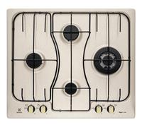 REX Piano cottura gas RGG6243LON - Estetica: Sabbia - Potenza sviluppata dal bruciatore anteriore dx W : 4000 Potenza sviluppata dal bruciatore anteriore sx W : 2000